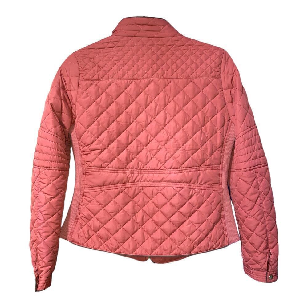 Love Tree Puffer Zip‎ up Barn Jacket with collar Lightweight Size medium - Picture 2 of 7